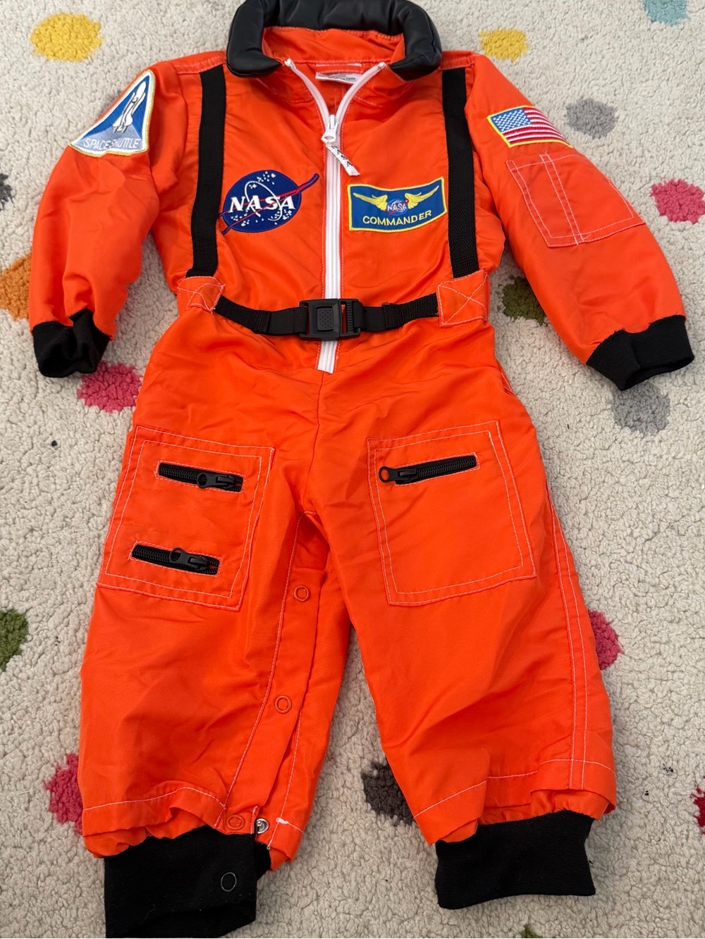 Kids Orange NASA Commander Flight Suit - Kids Bottoms